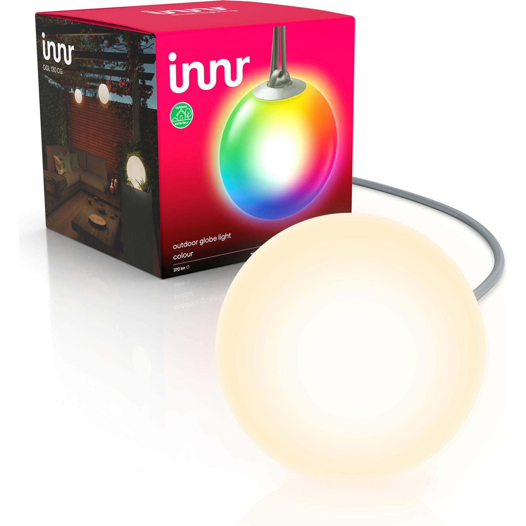 Innr, Gartenbeleuchtung, outdoor globe light 370lm single globe - ogl 130 cg (370 lm, IP65)