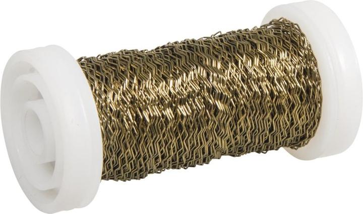 Produktbild Rayher Effektdraht 0.25mm gold 60m (60 m)