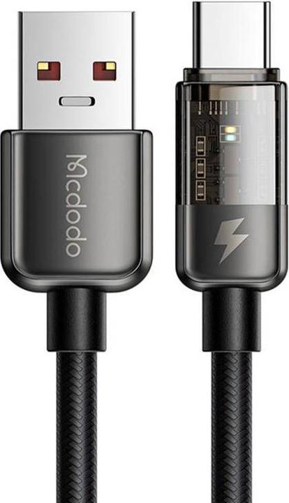 Produktbild Mcdodo CA-3150 USB-C cable, 6A, 1.2m (black) (1.20 m, USB 3.0, 100 W)