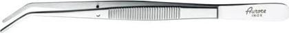 Actual product image Aurore Professional Stainless Steel Curved Nail Tweezers for Nail and Acrylic Gel Decoration