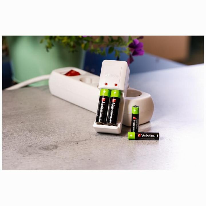Produktbild Verbatim 49514 - Einwegbatterie - AAA - Nickel-Metallhydrid (NiMH) - 1,2 V - 4 Stück(e) - (4 Stk., AAA, 950 mAh)