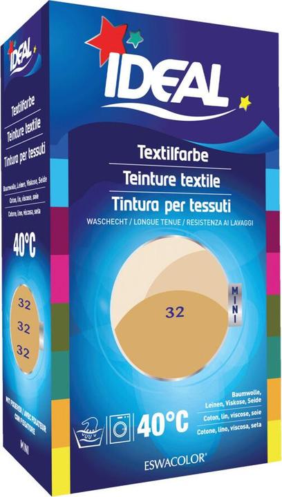 Ideal / Eswacolor Textilfarbe Beige (1 Waschgang, Flüssigwaschmittel)
