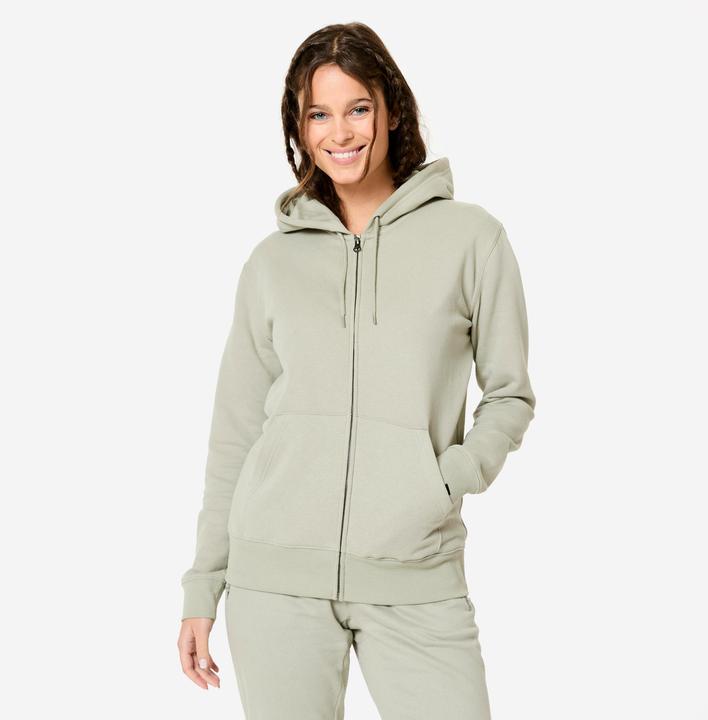Produktbild Domyos Kapuzenjacke Damen Baumwollgewebe (S)