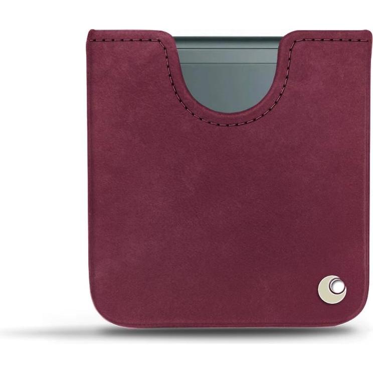 Noreve Lederschutzhülle Samsung Galaxy Z Flip3 (Samsung Galaxy Z Flip3), Smartphone Hülle, Violett