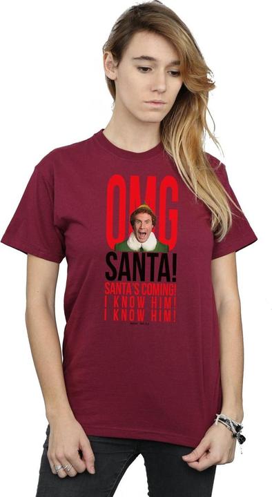 Produktbild Elf OMG Santa I Know Him TShirt (M)