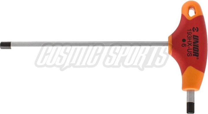 Actual product image Unior 193HX-US T-Grip Hex Wrench, red