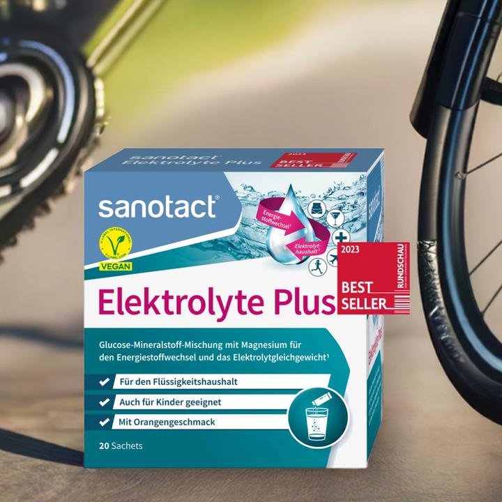 Actual product image Sanotact Electrolytes Plus (20 pcs., Powder, 120 g)