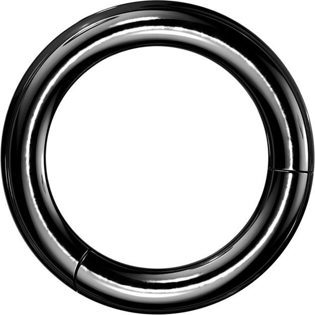 Immagine prodotto Star Piercing Anello a segmenti pieghevole nero (Titanio G23, senza ottone)