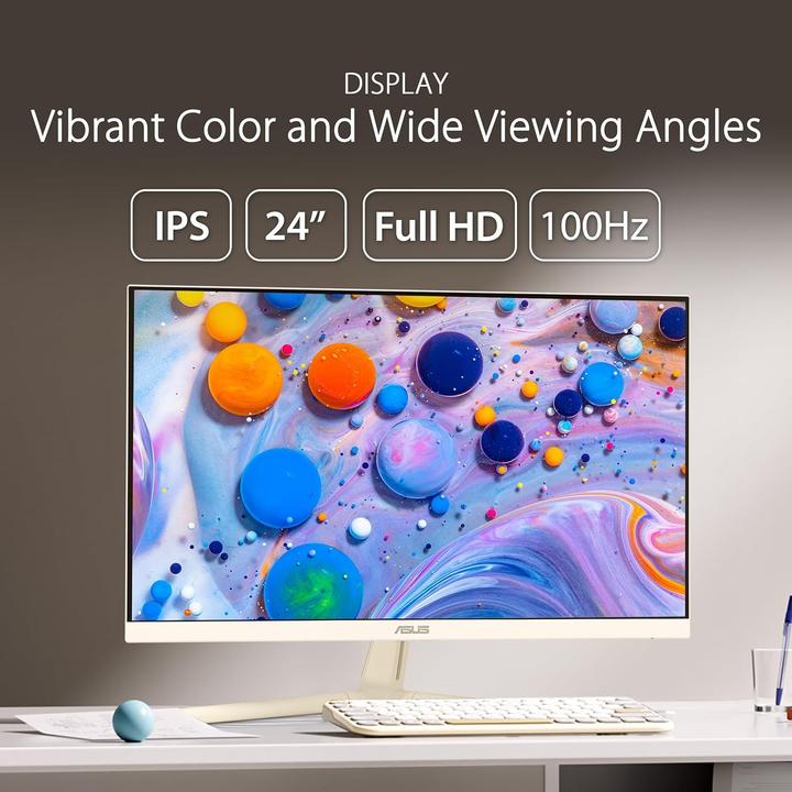 Productafbeelding ASUS Eye Care VU249CFE-M 60,45cm (16:9) FHD HDMI (1920 x 1080 Pixels, 23.80")
