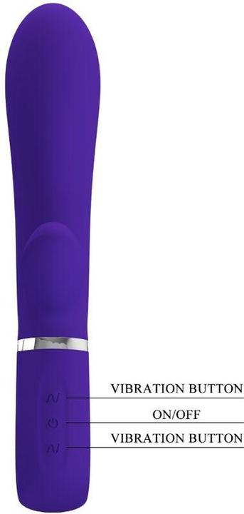 Actual product image Pretty Love Thomas Multifunctional G-Spot Vibrator Purple