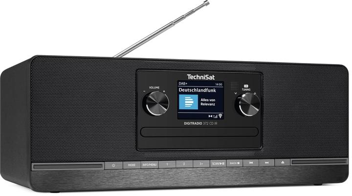 Image du produit TechniSat DigitRadio 372 CD IR schwarz (DAB+ DAB, FM, Radio Internet, Bluetooth, WiFi)
