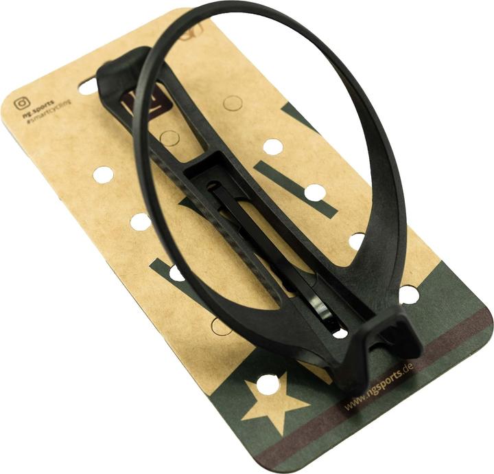 Productafbeelding NG Sports Thymeen ReCycle Flaschenhalter, Nylon + Carbon, ultralight, black matte