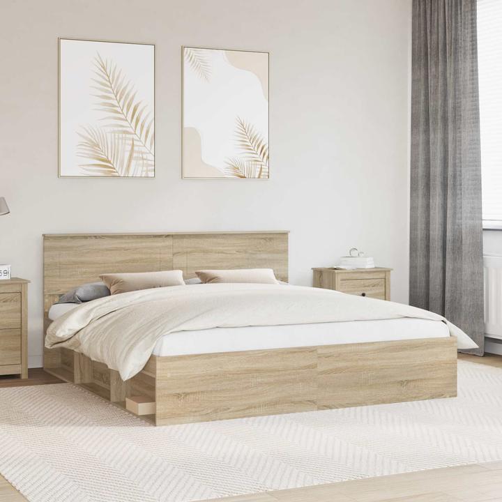 Image du produit vidaXL Modernes Bett (200 x 200 cm)