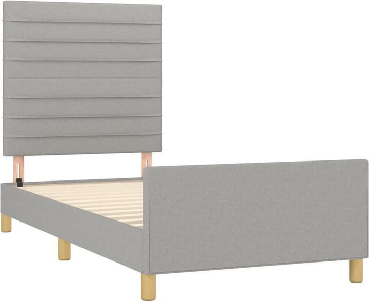 Image du produit vidaXL Bettgestell mit Kopfteil (90 x 190 cm)