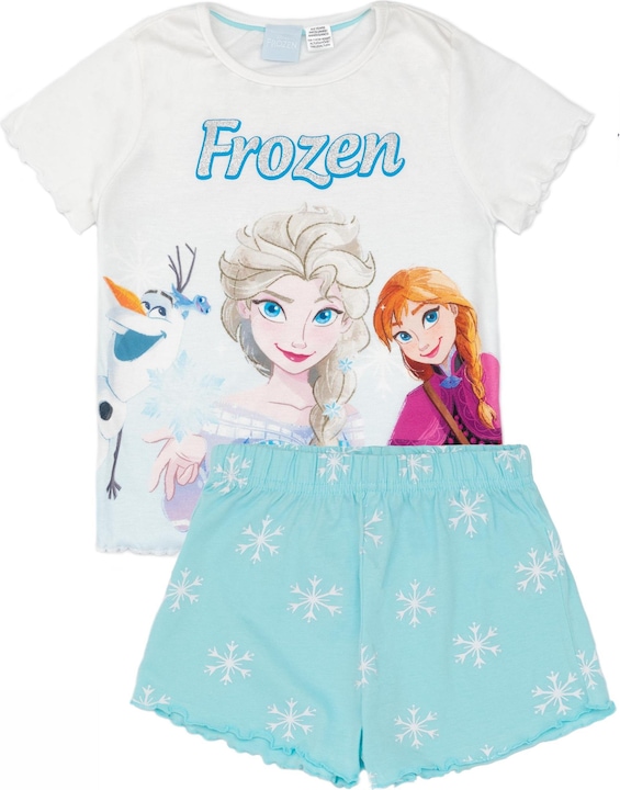 Disney Frozen Mädchen Anna Und Elsa Kurzer Pyjama Set