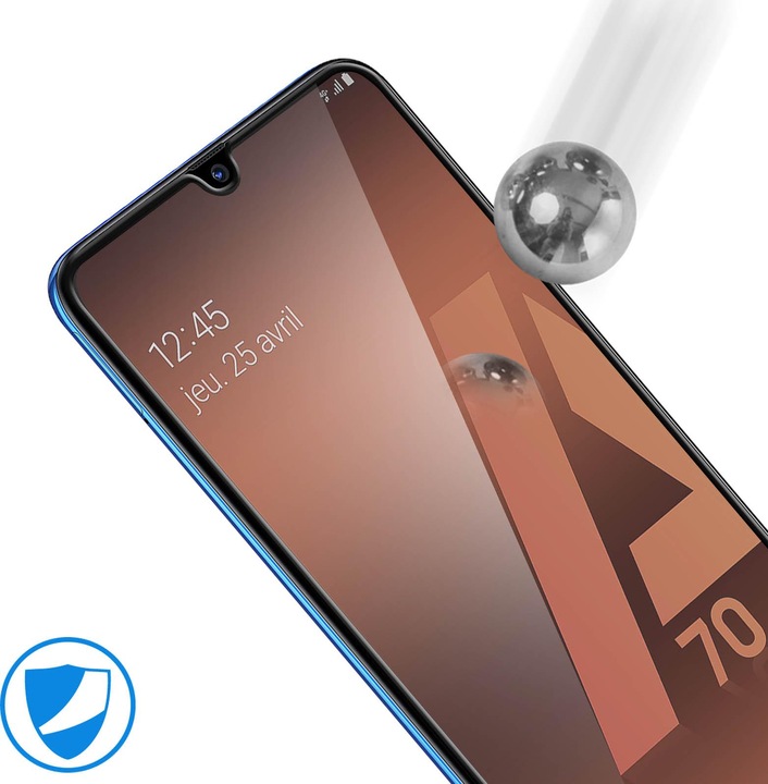 Produktbild Avizar Panzerglas, Glas Schutzfolie, Schutzglas (1 Stück, Samsung Galaxy A70)
