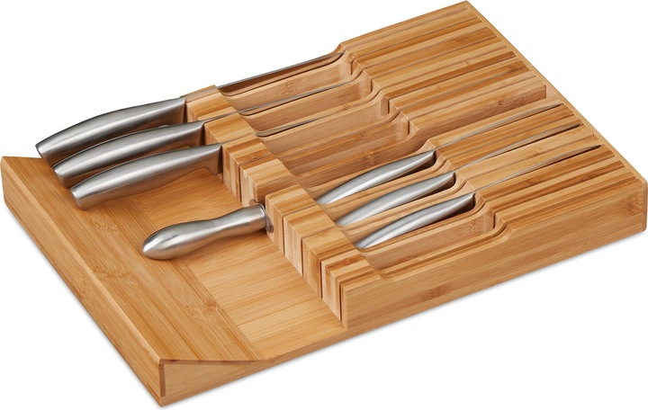 Produktbild Relaxdays Messerhalter Schublade