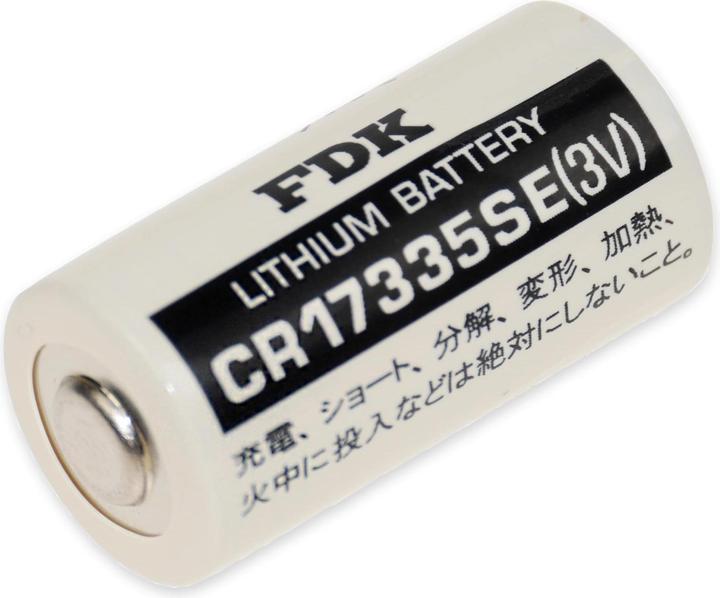 Actual product image FDK CORPORATION Lithium battery CR 17335SE, 2/3A cell, 3 V-, 1800 mAh (2/3 A, 1800 mAh)