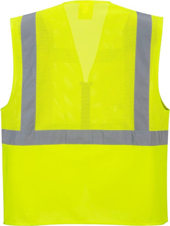 Produktbild Portwest Mens Madrid Mesh Hi-Vis Vest (XXL)