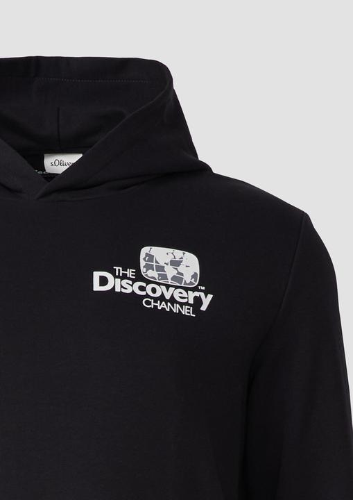 Produktbild s.Oliver Sweatshirt Softer Hoodie im Relaxed Fit mit Artwork (4XL)