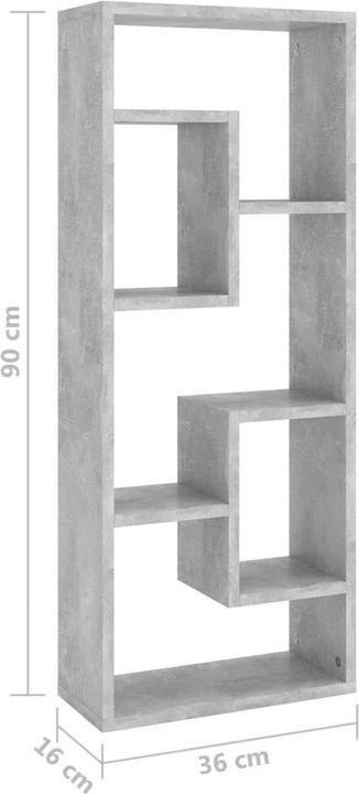 Produktbild vidaXL Wandregal (36 x 16 x 90 cm)