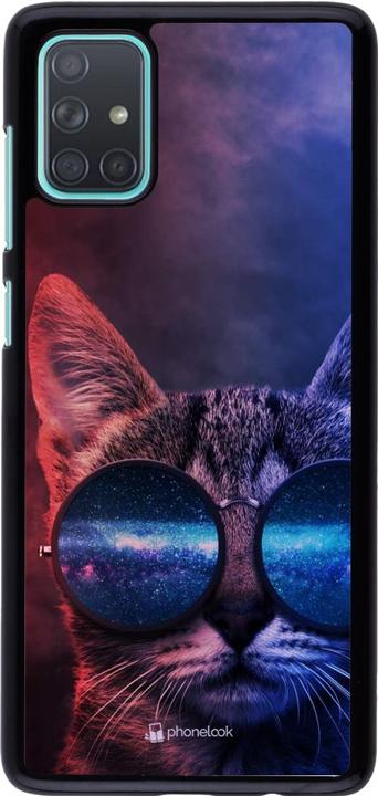 Image du produit PhoneLook Coque Red Blue Cat Glasses (Samsung Galaxy A71)