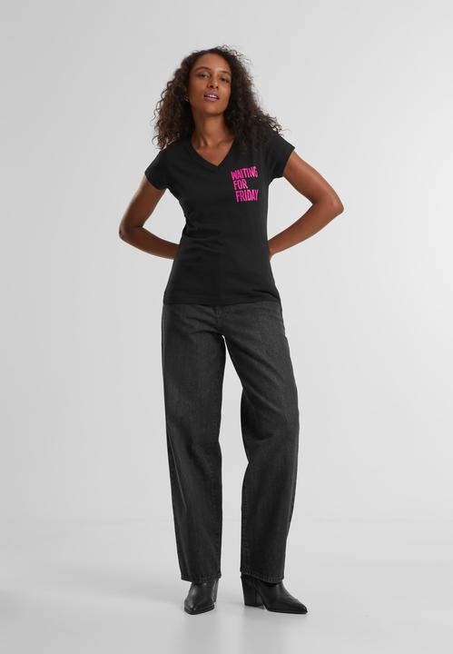 Actual product image Mister Tee Ladies Waiting For Friday Box Tee - 22285 (XS)