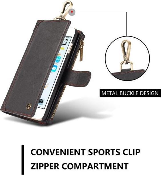Produktbild Caseme Schlankes Leder Etui mit Portemonnaie (Apple iPhone 6s Plus, Apple iPhone 6 Plus)