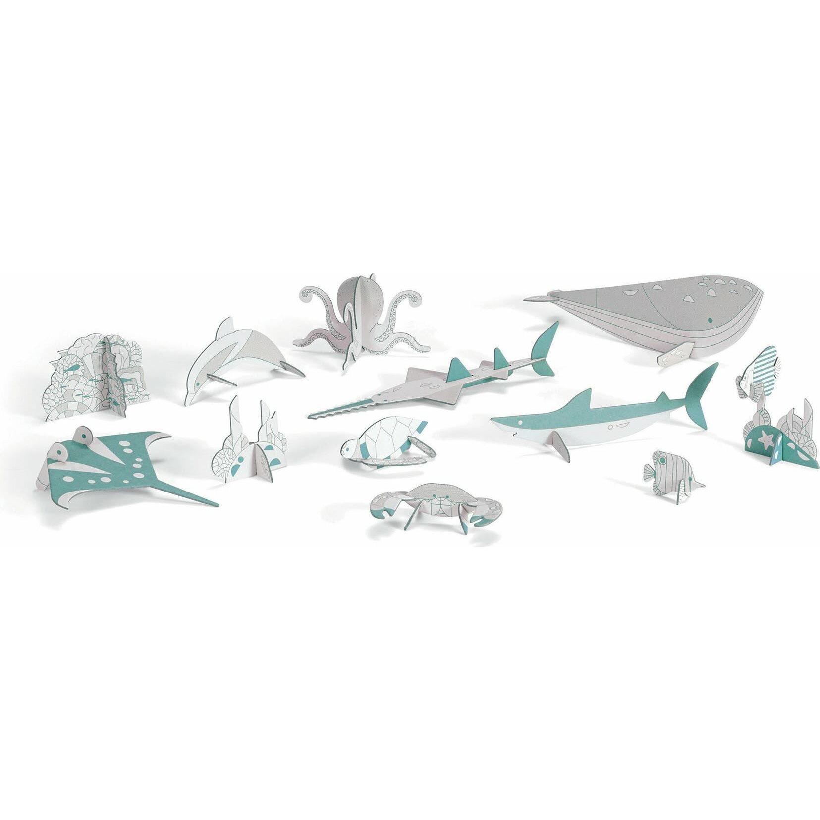 Djeco 3D Bau- & Malset Meer