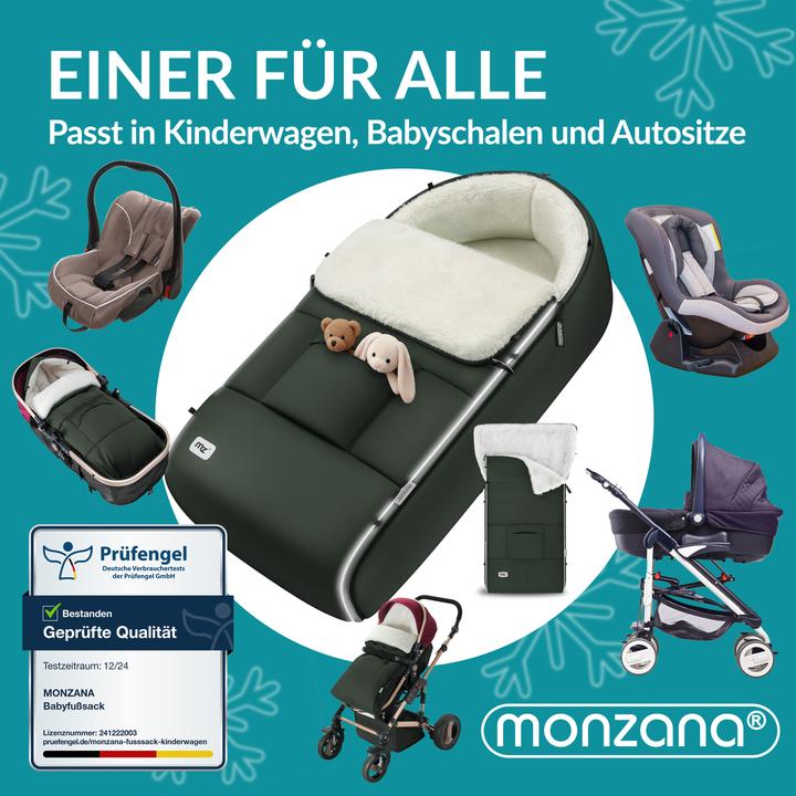 Actual product image Monzana Baby footmuff