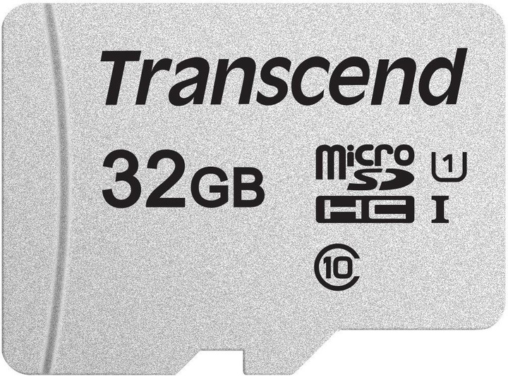 Actual product image Transcend USD300S (32 GB, microSDHC, U1, UHS-I)