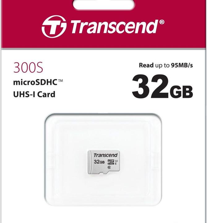 Produktbild Transcend USD300S (32 GB, microSDHC, U1, UHS-I)