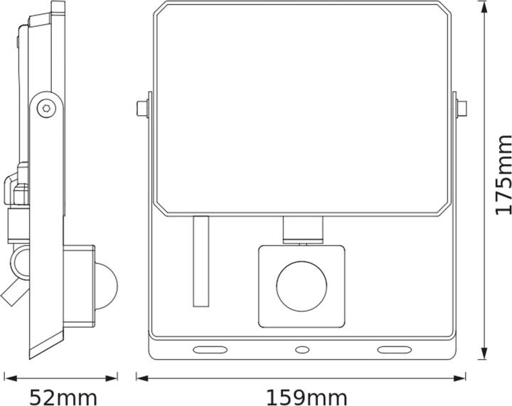 Actual product image Osram LED-Fluter, 30W, 2700lm, 6500K, 105°, IP65, kaltweiss (2700 lm, IP65)