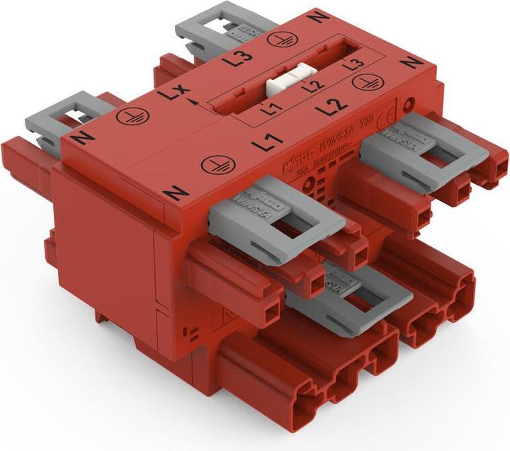 Actual product image Wago Mains distributor Mains plug -
