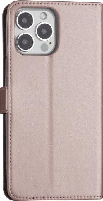 Produktbild Ambiance1 Hülle iPhone 13 Pro Max - Book Case Kunstleder rosegold No.324 (Apple iPhone 13 Pro Max)