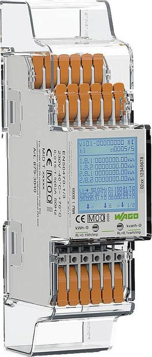 Image du produit Wago 879-3040 Compteur triphasé Conforme à la directive MID : Oui 1p.