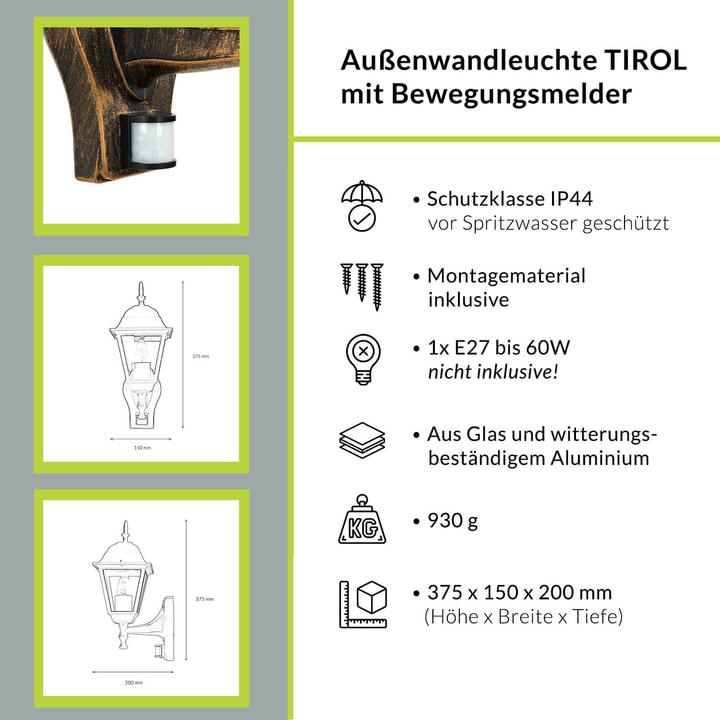 Actual product image Licht-Erlebnisse Tirol (E27, IP44)