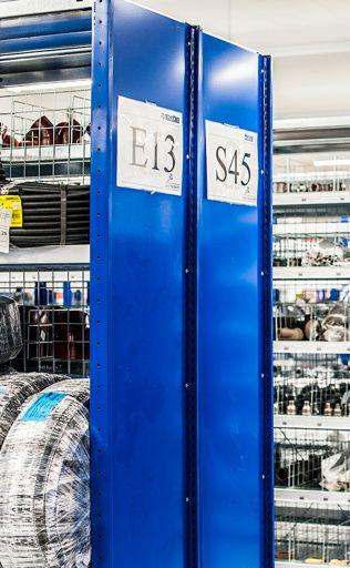 Actual product image Schulte Lagertechnik Solid sheet side panel MP galvanised