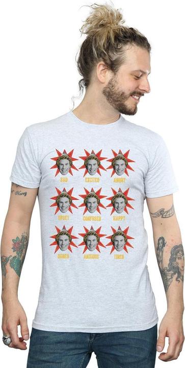 Actual product image Elf Mens Buddy Moods T-Shirt (S)