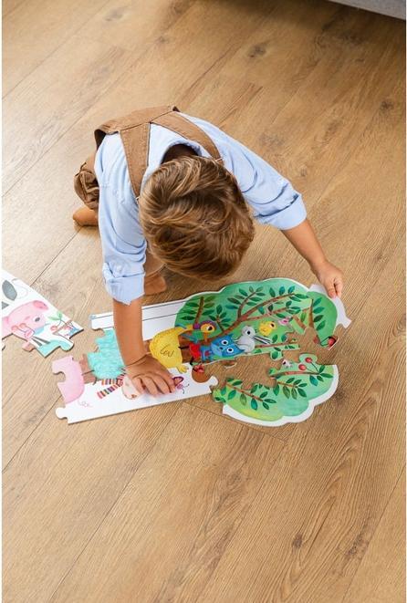 Produktbild Goula Puzzle XXL Glow in the Dark Bauernhof Reversibel 80 x 28 cm 27 Stücke (27 Teile)