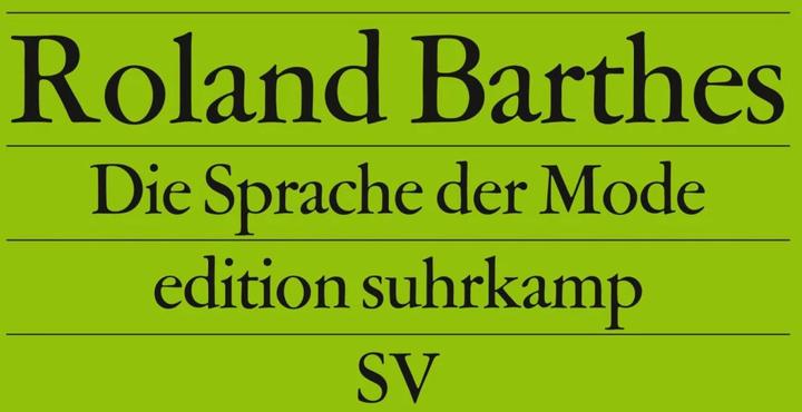 Produktbild Die Sprache der Mode (Deutsch, Roland Barthes, 1985)