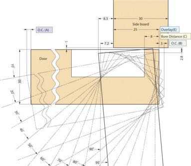 Productafbeelding Sugatsune Kopscharnier, hoekscharnier voor zwaar gebruik
