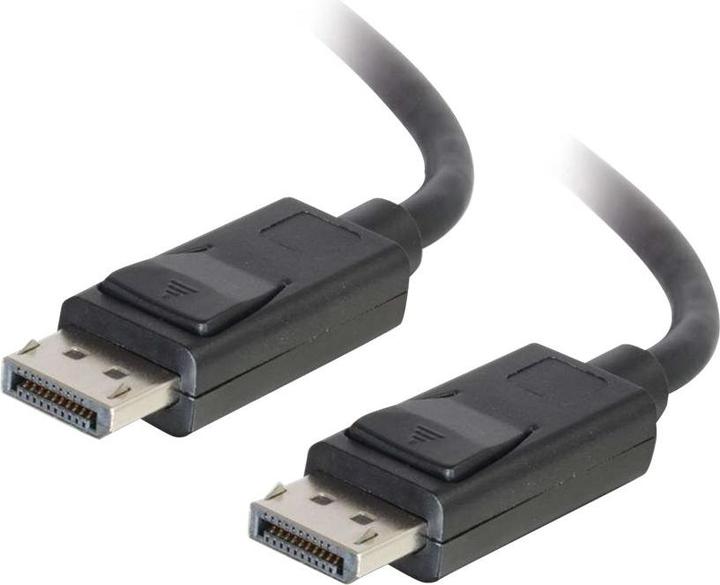 Produktbild C2G 54400 DisplayPort Cable with Latches M/M, 8K UHD Comptatible - Digital Audio Video, Black (3 Fee (0.91 m)
