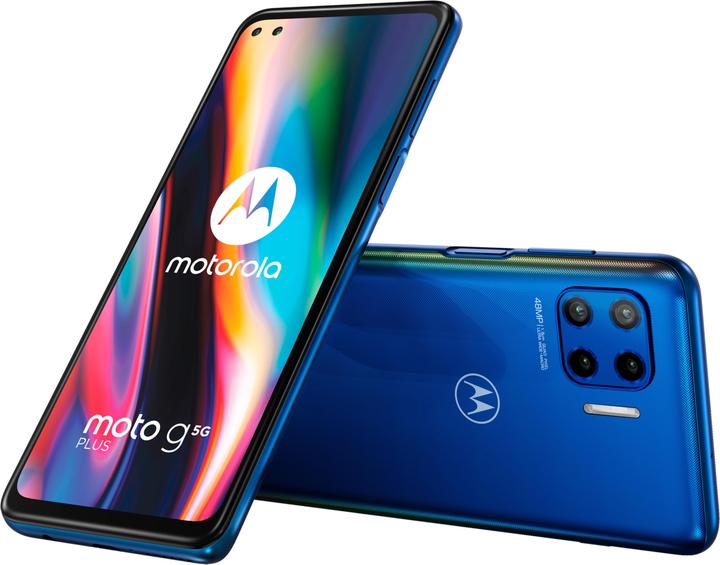 Image du produit Motorola Moto G 5G Plus (64 Go, Bleu Surf, 6.70", Double SIM, 5G)