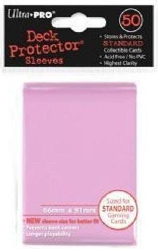 Actual product image Ultra Pro Deck Protector card sleeves Solid Pink (50)