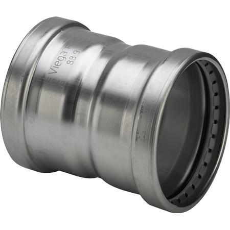 Viega, Rohrverbindungstechnik, Inox muffe 76,1 mmINOX, rustfri stål, SC-Contur