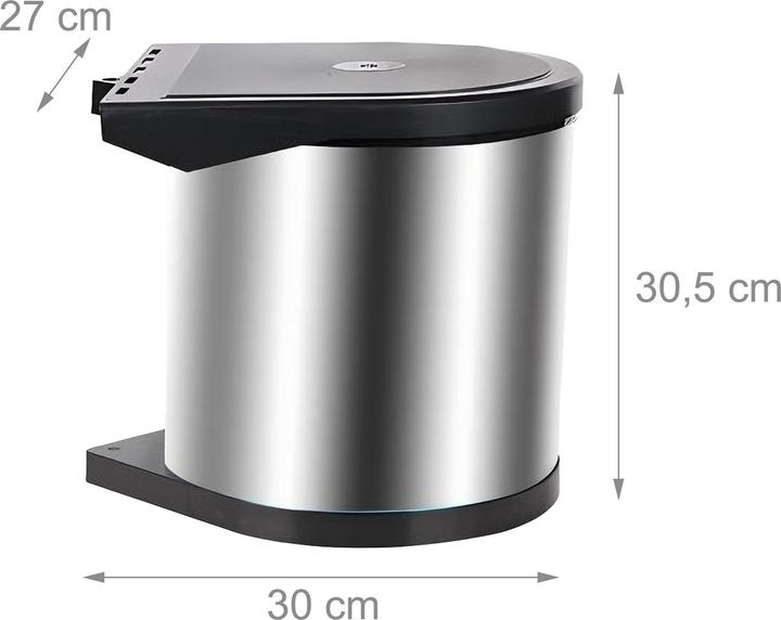 Produktbild Relaxdays Einbaumülleimer (8 l)