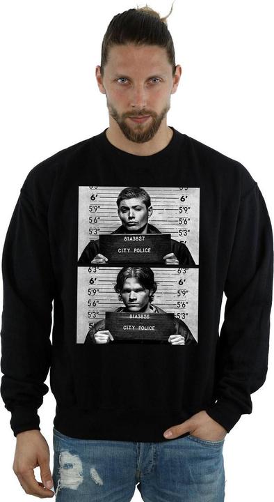 Immagine prodotto Supernatural Winchester Mugshots Felpa Uomo (S)