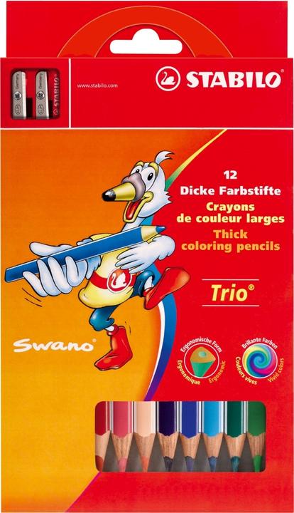 Produktbild STABILO Dreikant-Buntstift (Mehrfarbig, 12 x)