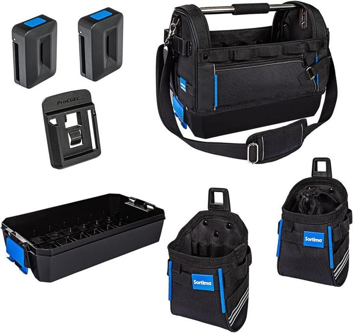 Sortimo ProClick Starterset Gereedschapsdrager mit Zubehör